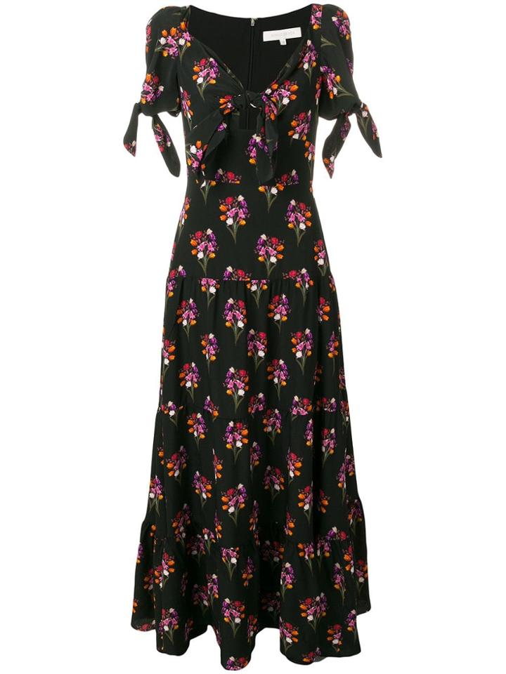 Borgo De Nor Floral Print Maxi Dress - Black