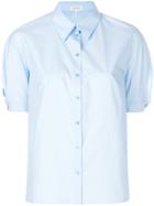 Delpozo Short-sleeved Button Shirt - Blue