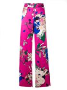 Twin-set Floral Print Trousers - Pink