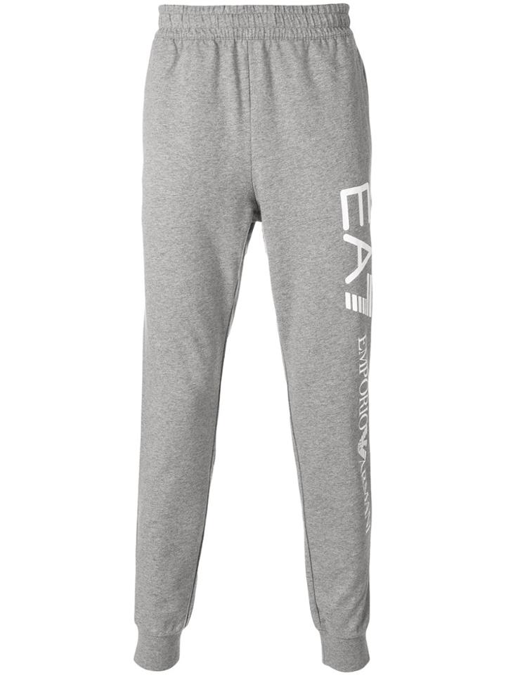 Ea7 Emporio Armani Tapered Jogging Bottoms - Grey