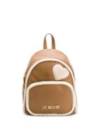 Love Moschino Shearling Backpack - Brown