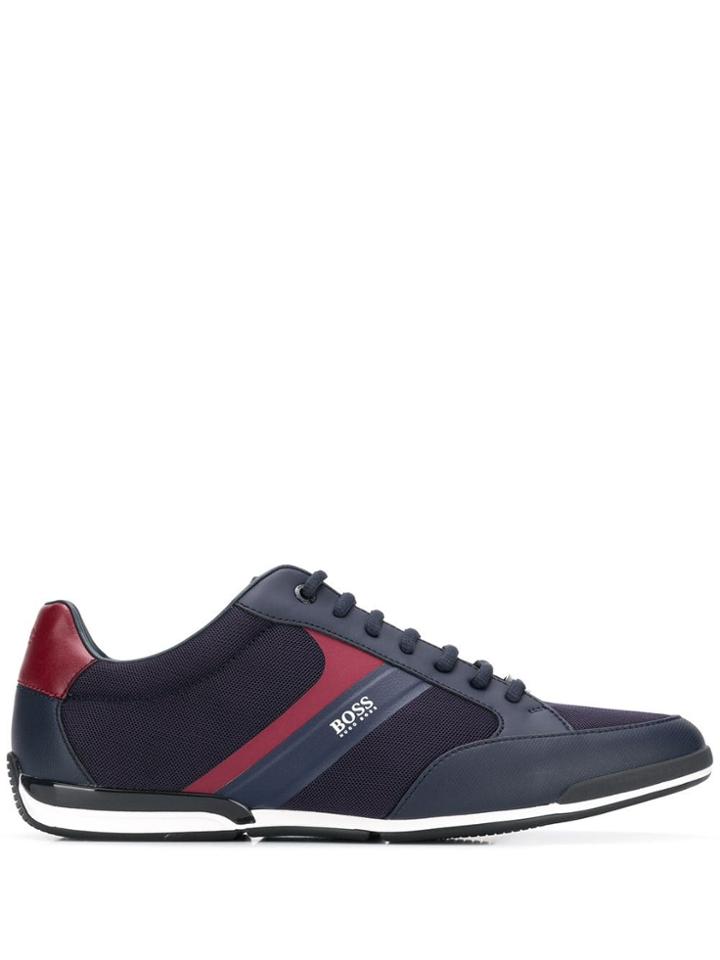 Boss Hugo Boss Mesh Panel Sneakers - Blue