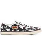 Marni Sail Boat Print Sneakers - Black