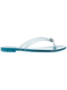 Casadei Embellished Flip Flops - Pink