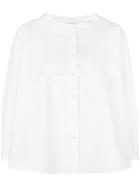 Aspesi Band Collar Oversized Shirt - White