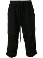 Andrea Ya'aqov Slim-fit Cropped Trousers - Black