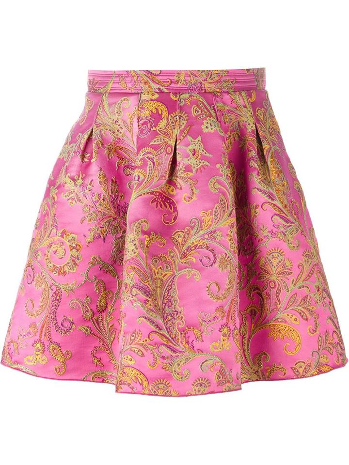 Etro Floral Embroidery Skirt