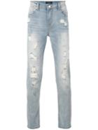 Stampd - Skinny Distressed Jeans - Men - Cotton/spandex/elastane - 31, Blue, Cotton/spandex/elastane
