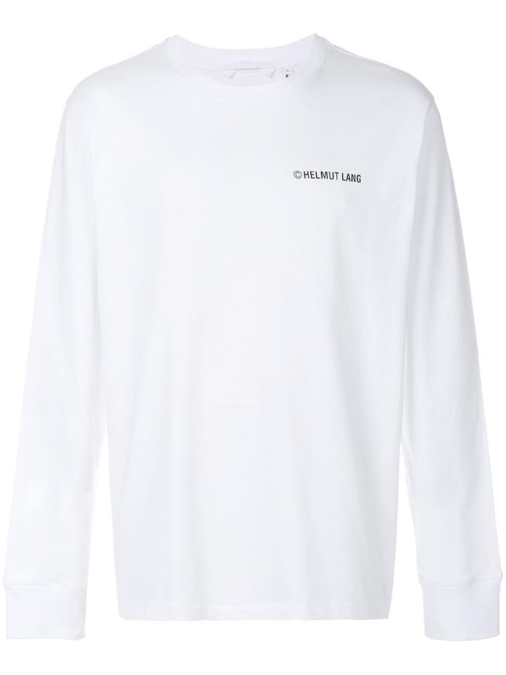 Helmut Lang Taxi Print T-shirt - White