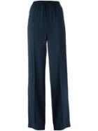 Chloé Drawstring Trousers, Women's, Size: 38, Blue, Acetate/viscose/silk