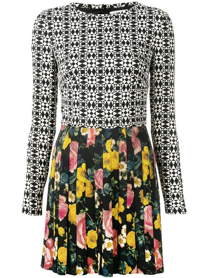 Fausto Puglisi Contrast Prints Dress, Women's, Size: 42, Viscose/spandex/elastane/acetate/spandex/elastane