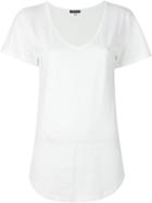 Ann Demeulemeester V-neck T-shirt, Women's, Size: 40, White, Cotton