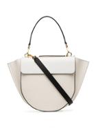 Wandler White And Nude Hortensia Medium Leather Shoulder Bag - Nude &