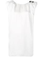 Nineminutes Embellished Shoulder Detail Dress - White