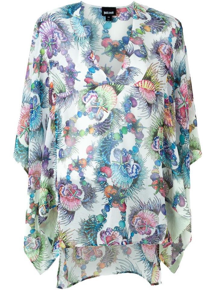 Just Cavalli Seashell Print Kaftan