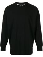 Palm Angels Loose Fitted Sweatshirt - Black
