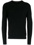 Ps By Paul Smith Ribbed Detail Jumper, Men's, Size: Xxl, Blue, Cotton