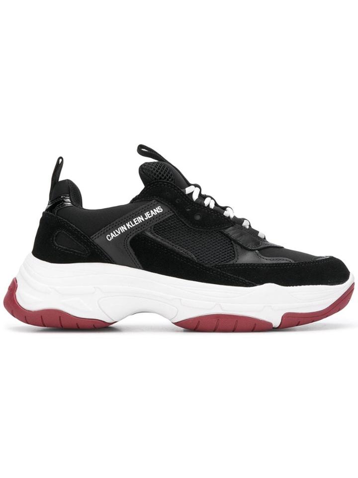 Calvin Klein Jeans Chunky Sole Sneakers - Black