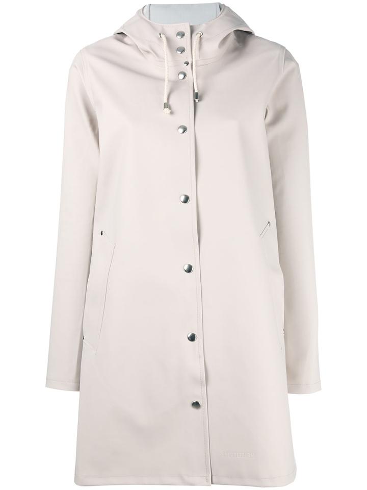 Stutterheim Mosebacke Coat, Women's, Size: Small, Nude/neutrals, Cotton/polyester/pvc