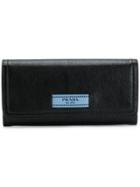 Prada Etiquette Continental Wallet - Black