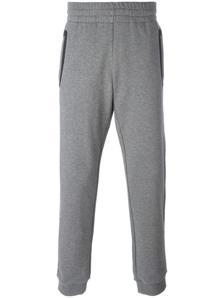 Versace Classic Track Pants, Men's, Size: 5, Grey, Cotton/polyamide/spandex/elastane