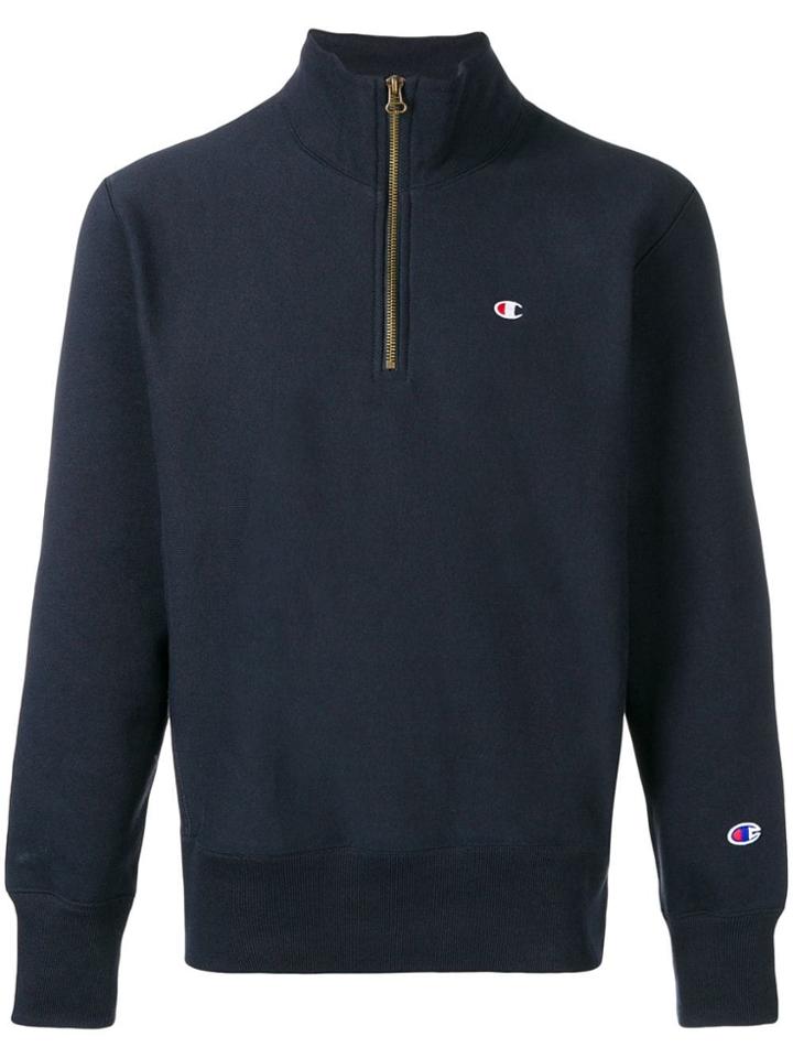 Champion Zip-up Pullover - Blue