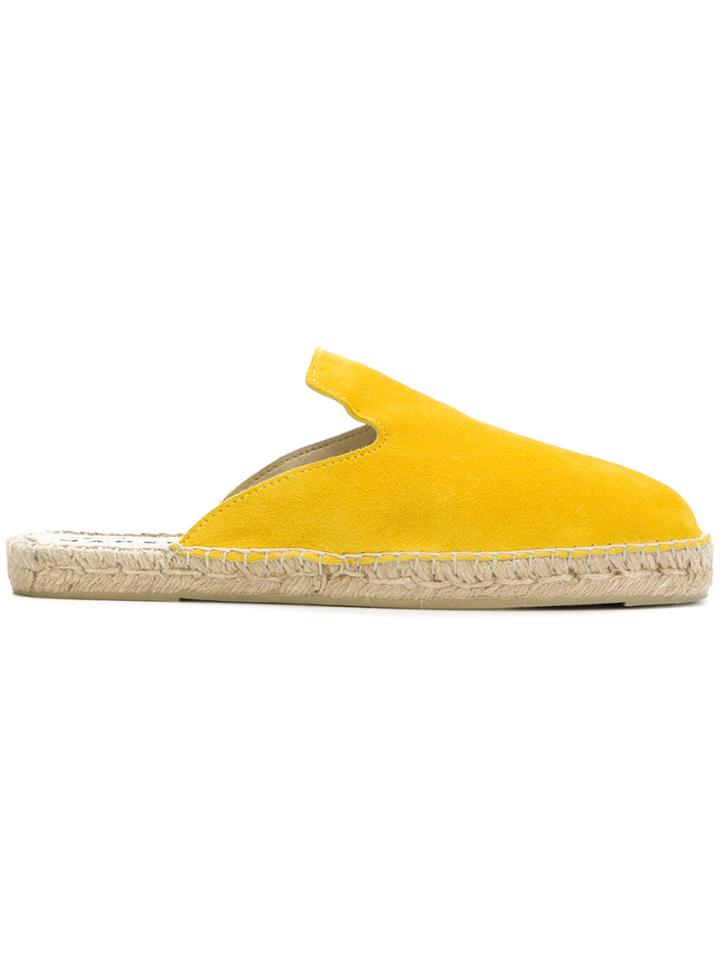 Manebi Espadrille Slippers - Yellow & Orange