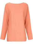 Des Prés Long-sleeve Fitted Sweater - Pink
