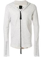 Thom Krom Hooded Zipped Jacket - Grey