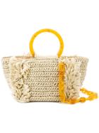 Carolina Santo Domingo Knitted Tote - Nude & Neutrals