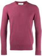 Ballantyne Knitted Cashmere Sweatshirt - Pink