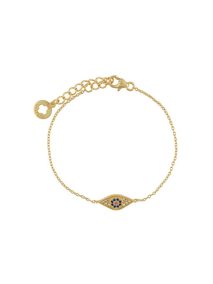 Nialaya Jewelry 'skyfall' Evil Eye Bracelet, Women's, Yellow/orange