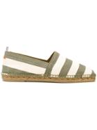 Castañer Alpargata Striped Espadrilles - Green