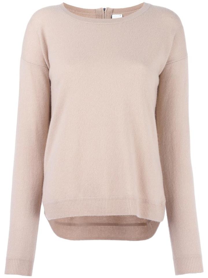 Allude Back Zip Jumper, Women's, Size: Medium, Nude/neutrals, Cashmere
