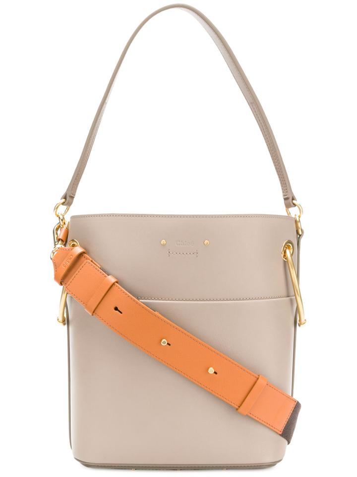 Chloé Small Roy Bucket Bag - Grey