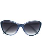 Cartier Double C Décor Sunglasses - Blue
