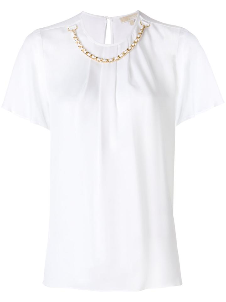 Michael Michael Kors Ruffled Blouse - White