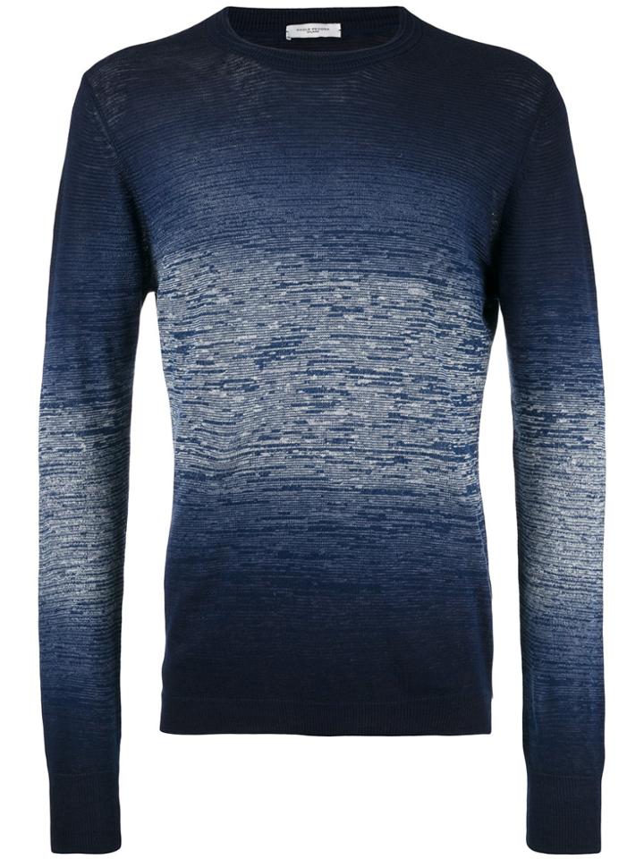 Paolo Pecora Gradient-effect Sweater - Blue