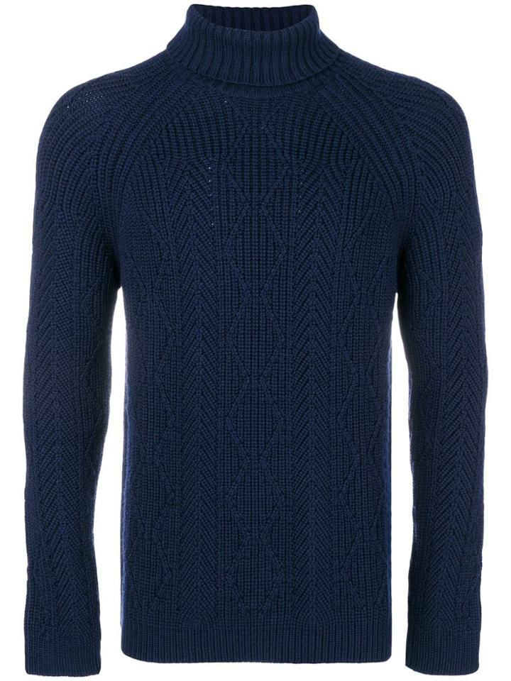 Etro Cable Knit Sweater - Blue