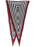 Haider Ackermann Silk Graphic Neckerchief - Black