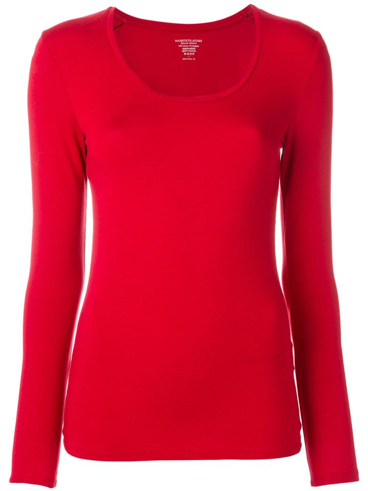 Majestic Filatures Long Sleeve T-shirt - Red