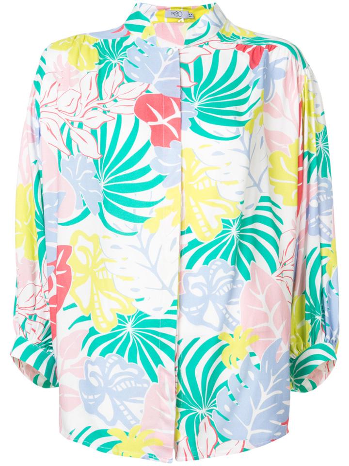 Patbo Tropical Print Shirt - White