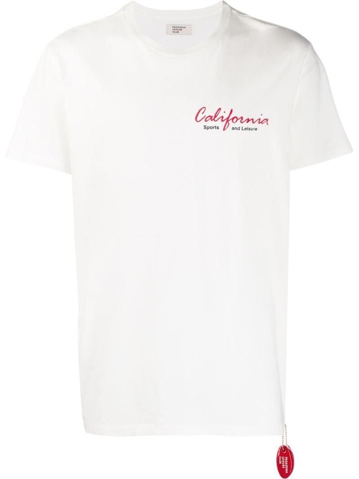 Pasadena Leisure Club California T-shirt - White