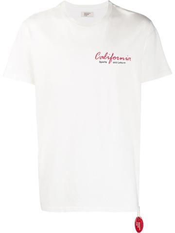 Pasadena Leisure Club California T-shirt - White