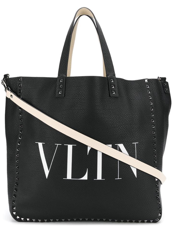 Valentino Reversible Vltn Oversized Tote - Nude & Neutrals