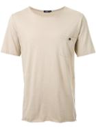 Bassike 'original' Button Pocket T-shirt, Men's, Size: Xl, Nude/neutrals, Organic Cotton