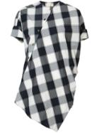 Forme D'expression - Asymmetric Oval Shirt - Women - Cotton - Xs, Black, Cotton