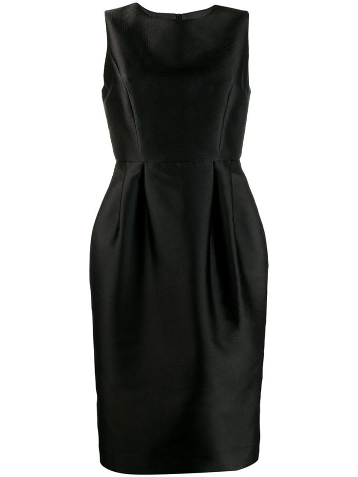 P.a.r.o.s.h. Satin Finish Dress - Black