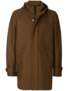 Harris Wharf London Concealed Front Coat - Brown