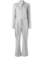 Just Female 'feline' Jumpsuit, Women's, Size: Large, Grey, Polyester/spandex/elastane/viscose